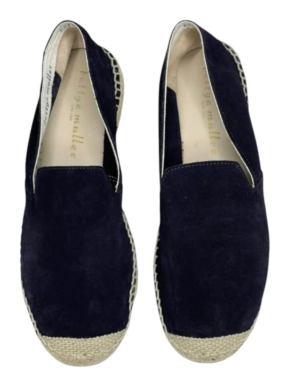 Bettye Muller ❤︎ Freestyle Suede Loafer Flats Espadrilles ❤︎ Navy ❤︎︎ 37 6.5M 7M